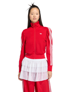 Originals Elevated Sleeve Track Top Damen Trainingsoberteile - Rot - Größe XS (30-32) - Baumwoll-Jersey Red XS (30-32)