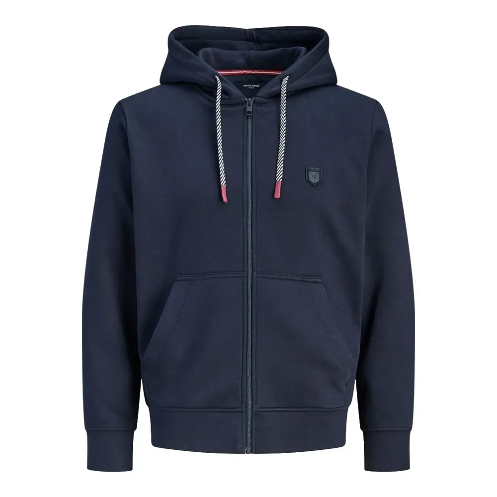 Felpa Con Zip Ronaldo Navy Blazer M - Jack & jones - FashionsVida