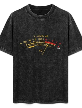 Volume VU Meter Vintage Audio Engineer Recording Fan T-Shirt Casual Simple Design Short Sleeve Shirt - Aliexpress - FashionsVida