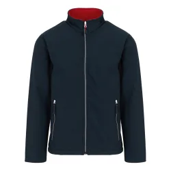 Mens Ascender Fleece Jacket (Navy/classic Red) - Size X-Large