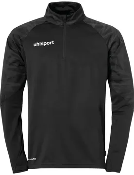 Felpa Con Mezza Zip Goal 25 Black / Anthra 8 Anni