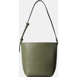 Bolso tipo bucket estampado monogram