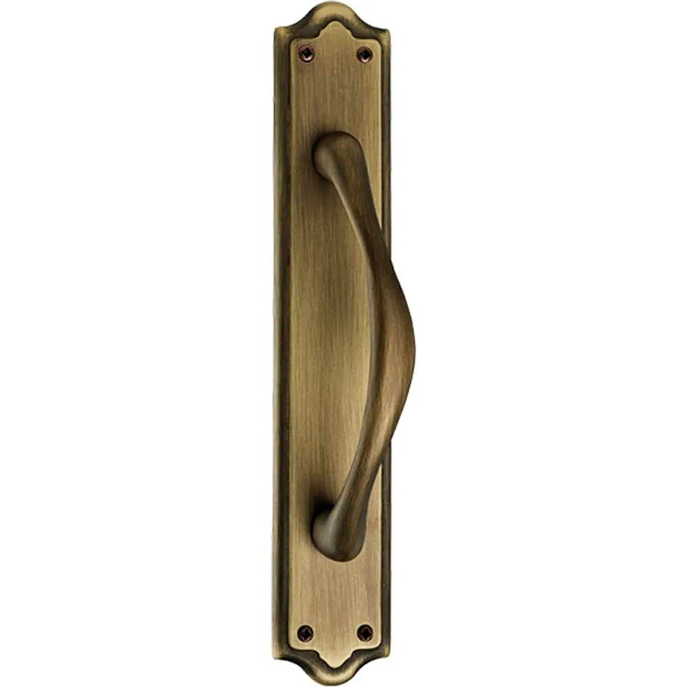 Tirador Puerta Paso con Placa 280 x 50 x 45 mm - JANDEL - FashionsVida