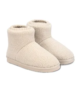 Totes Womens Borg Boot With Cuff Detail - - Size: 6 - Isotoner - FashionsVida