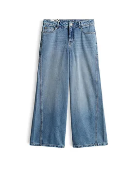 Jeans Wide Leg MEDDY LOOSY blu 34/L28 - Opus - FashionsVida