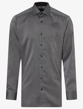 OLYMP Camisa gris oscuro