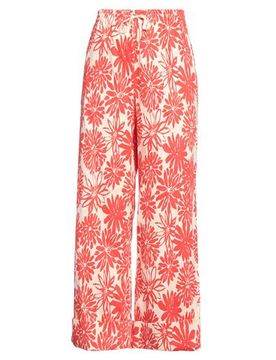 Pantalones Mujer Rojo 38 Mujer