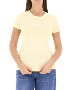 T-shirt girocollo VANIGLIA L - Pepe jeans - FashionsVida