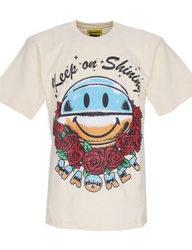Maglietta Uomo Smiley Keep On Shining Tee X Smiley Cream