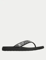 Meditation Luxe Flip Flops Black female