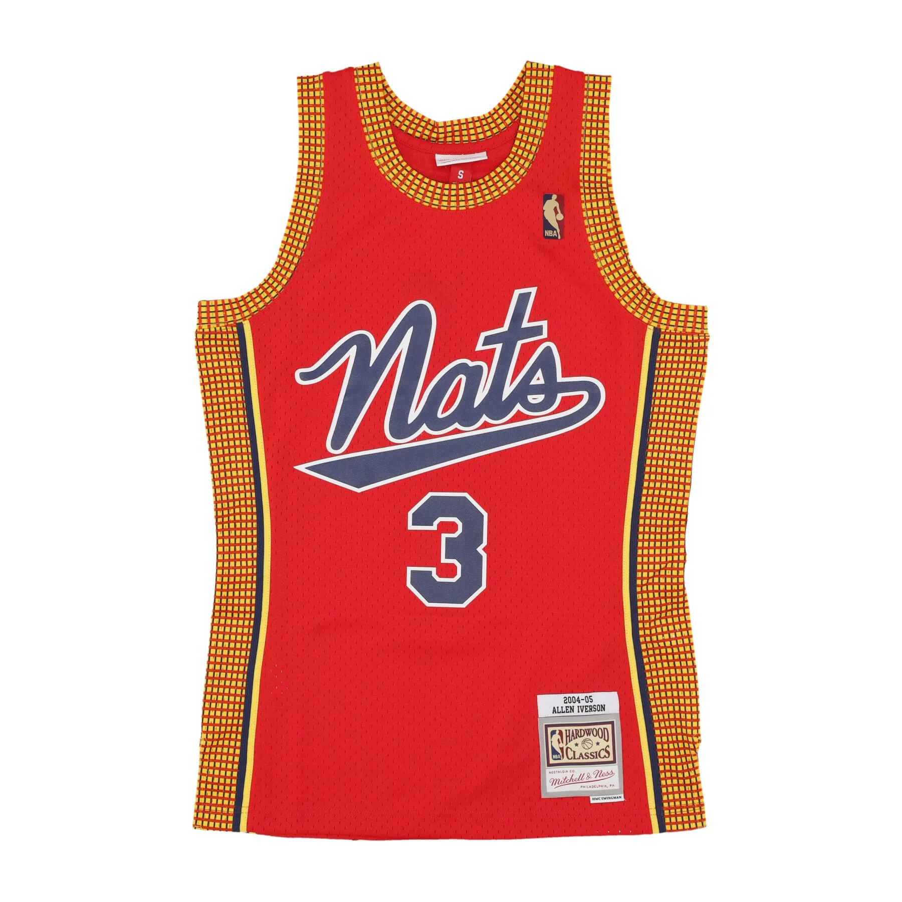 Canotta Basket Uomo Nba Hwc Jersey 2004 No 3 Allen Iverson Phi76e Red - Mitchell & Ness - FashionsVida