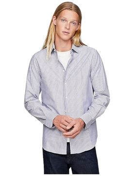 Camicia a righe blu bianco MW0MW33838