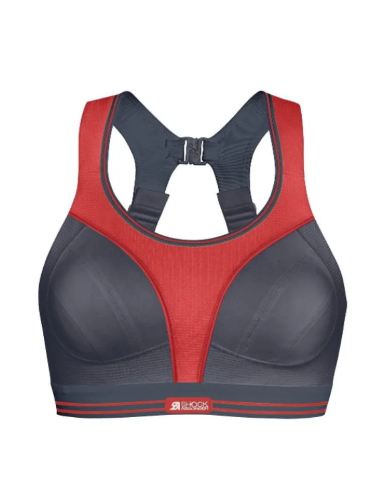 Womens Ultimate Run - Slate Grey / Grenadine - Size 32a - Shock Absorber - FashionsVida