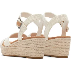 Sandalias de cuña audrey en tejido